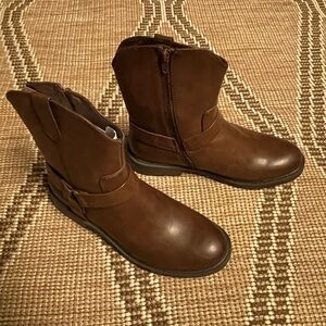 Brown Kids Boots